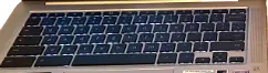 HP Chromebook 14a-na0020nr Backlit keyboard