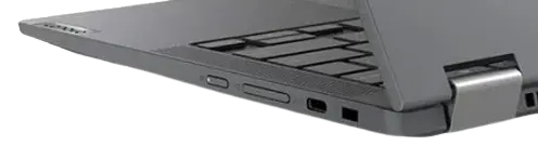 Lenovo Flex 5 Chromebook right side connectivity ports